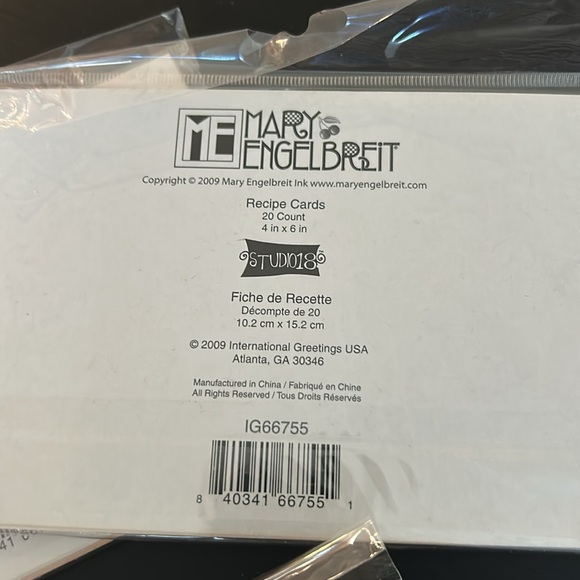 Mary Engelbreit Recipe Cards Set - Picture 5 of 5